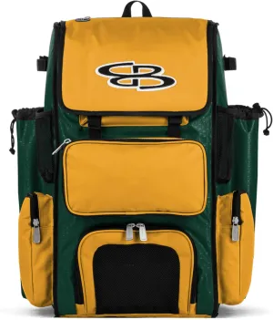 Boombah Superpack Bat Pack -Backpack Version (no wheels) - Holds up to 4 Bats - For Baseball or Softball