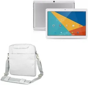 BoxWave Case Compatible with Teclast 98 OctaCore - Encompass Urban Bag, Over Shoulder Messenger Straps Handle Bag Pockets - Cool Grey