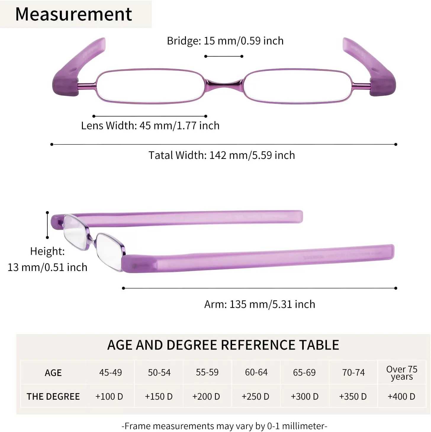 Bright Non Polarized Rectangular Reading Glasses for Women Men 1.0