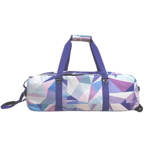 BSI Clear Top 3 Ball Tote Lilac and Sky Blue Bowling Bag