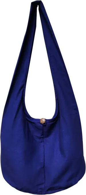 BTP! Thai Monk Buddha Cotton Sling Crossbody Messenger Bag Purse Hippie Hobo Solid Large