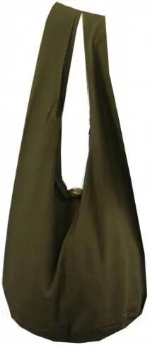 BTP! Thai Monk Buddha Cotton Sling Crossbody Messenger Bag Shlouder Purse Hippie Hobo Medium