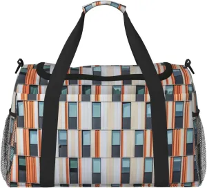 Building Window Travel Duffel Bag Large Foldable Waterproof Overnight Bag For Beach Swim Bags Pool Sports Gym