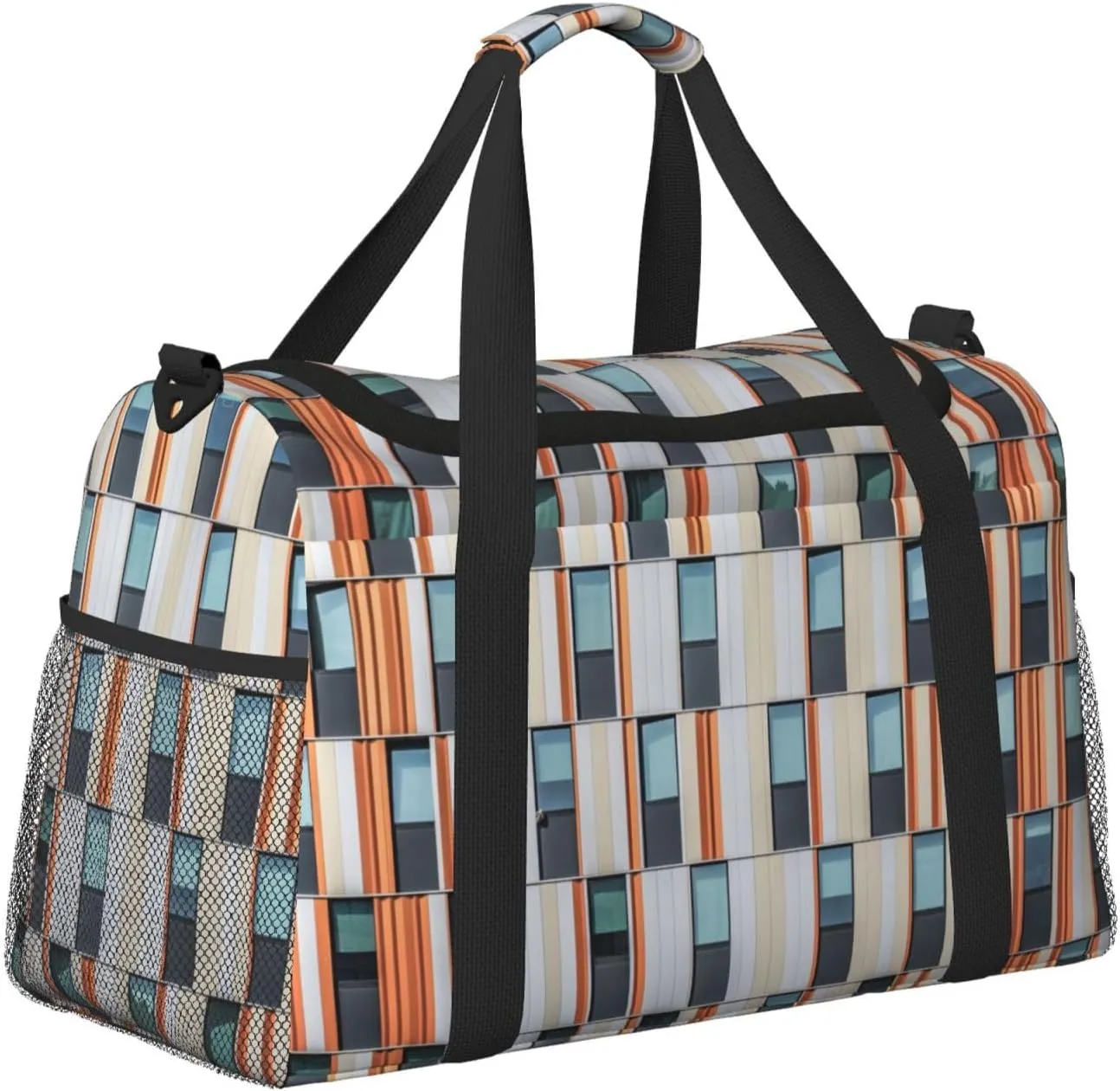 Building Window Travel Duffel Bag Large Foldable Waterproof Overnight Bag For Beach Swim Bags Pool Sports Gym