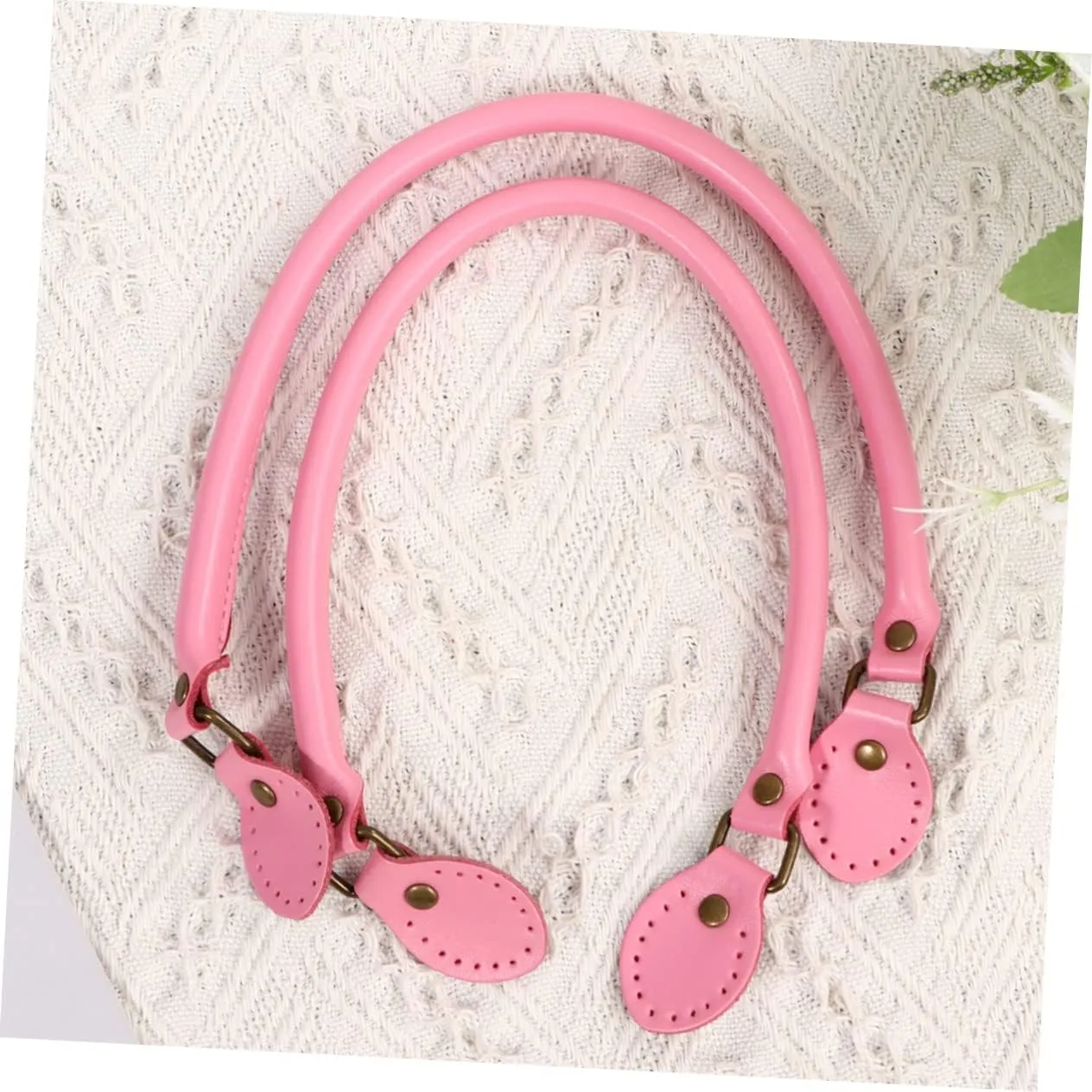 Cabilock DIY Handbag Strap 50cm Leather Bag Handle Tote Bag Accessory Cowhide Belt for Women's Pouch