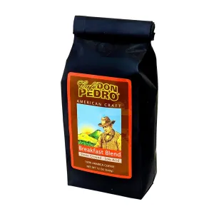 Cafe Don Pedro Breakfast Blend Low-Acid Coffee, 12 oz bag, (Ground) (3)