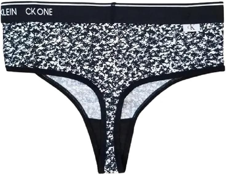 Calvin Klein Women's Ck One Micro High-Waist Thong Panty