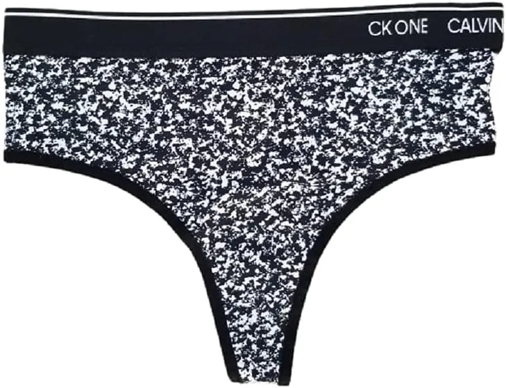 Calvin Klein Women's Ck One Micro High-Waist Thong Panty