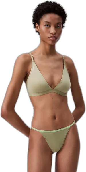 Calvin Klein Women's Ideal Micro Low Rise String Bikini