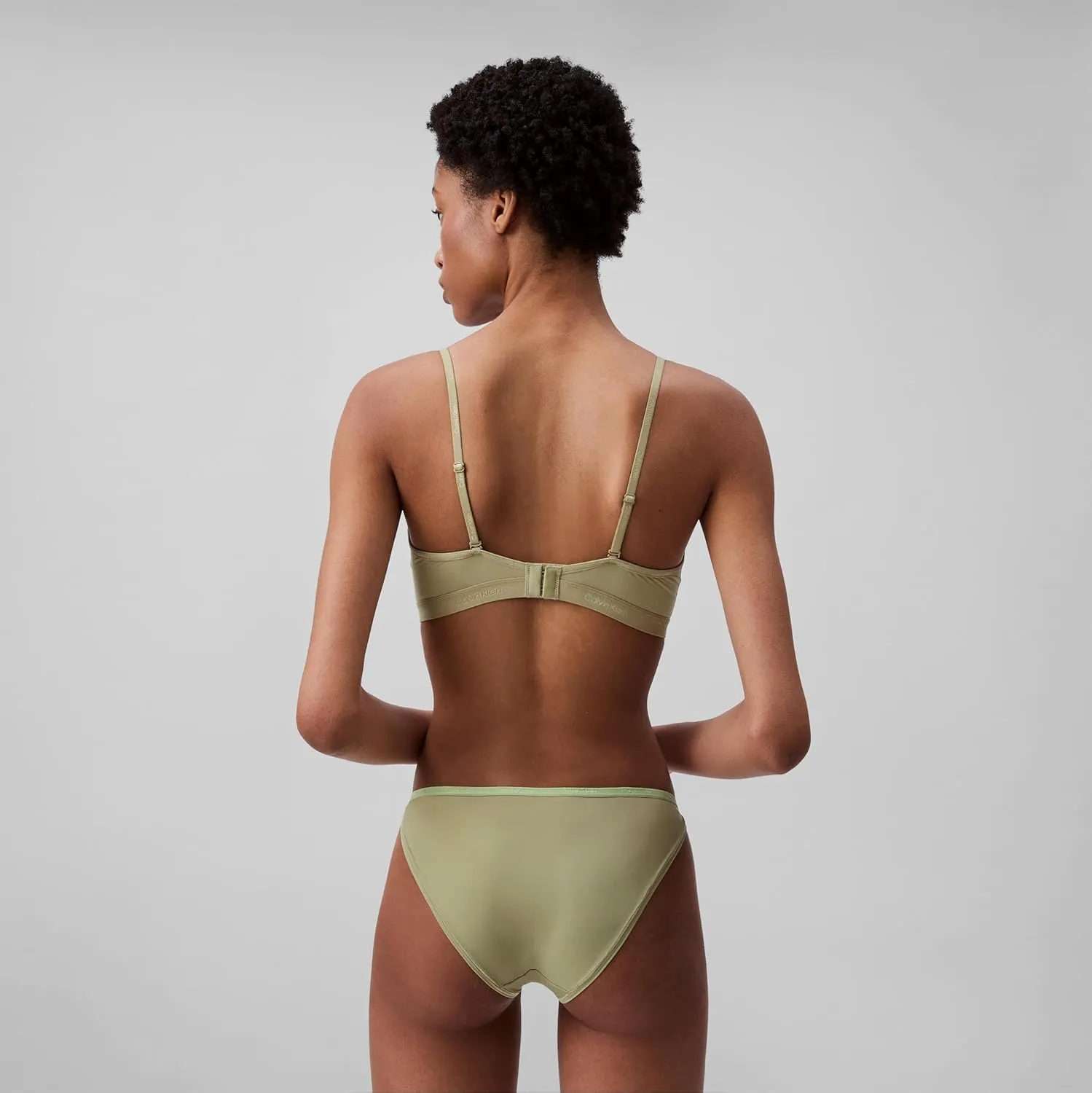 Calvin Klein Women's Ideal Micro Low Rise String Bikini