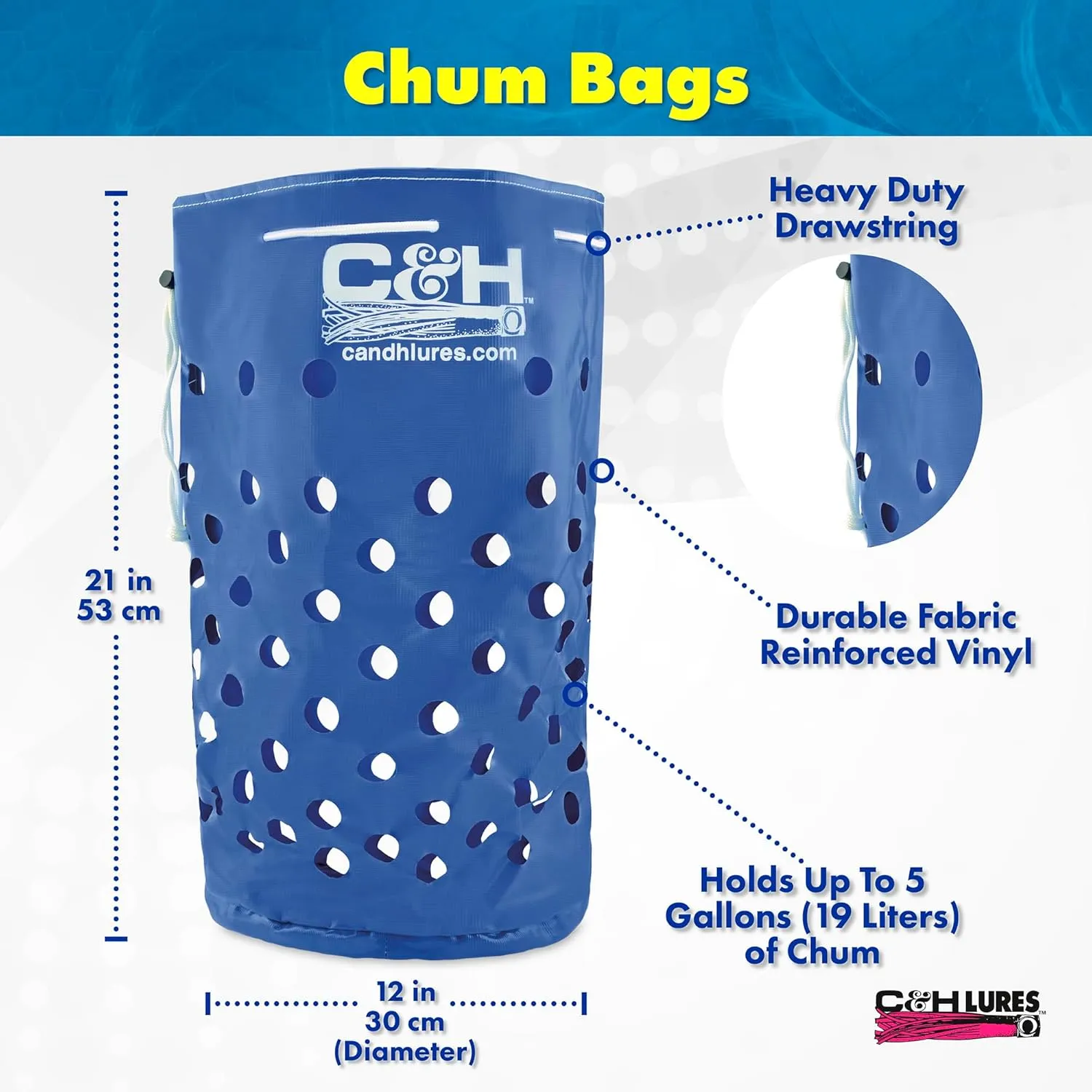 C&H Lures Chum Bag, Vinyl