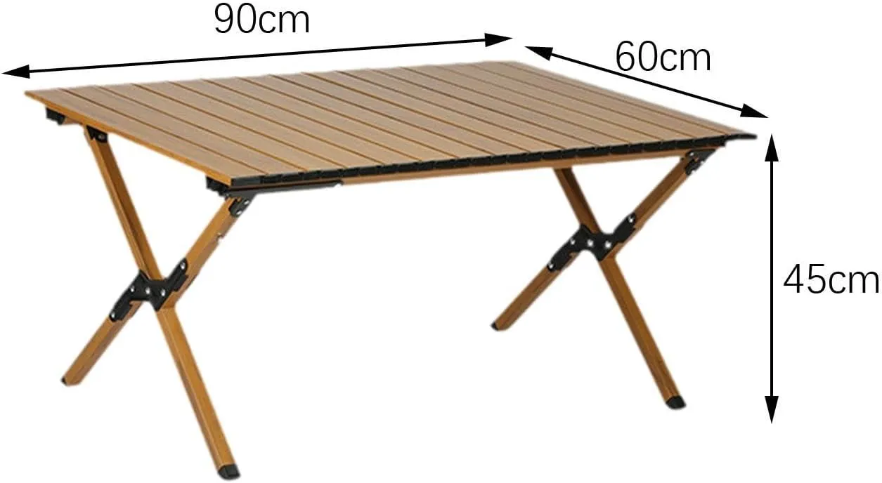 Camping Folding Table Outdoor Table Furniture with Storage Carrying Bags Foldable Picnic Table Portable for Barbecue Fishing