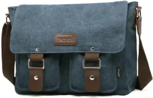 Canvas Messenger Bag for Men & Women - Vintage Shoulder Bag Satchel Bag Laptop Crossbody Campus Work Bag