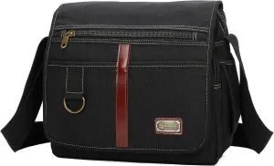 Canvas Messenger Bag Satchel Bag Crossbody Bag Shoulder Bag 14inch With Water Pocket