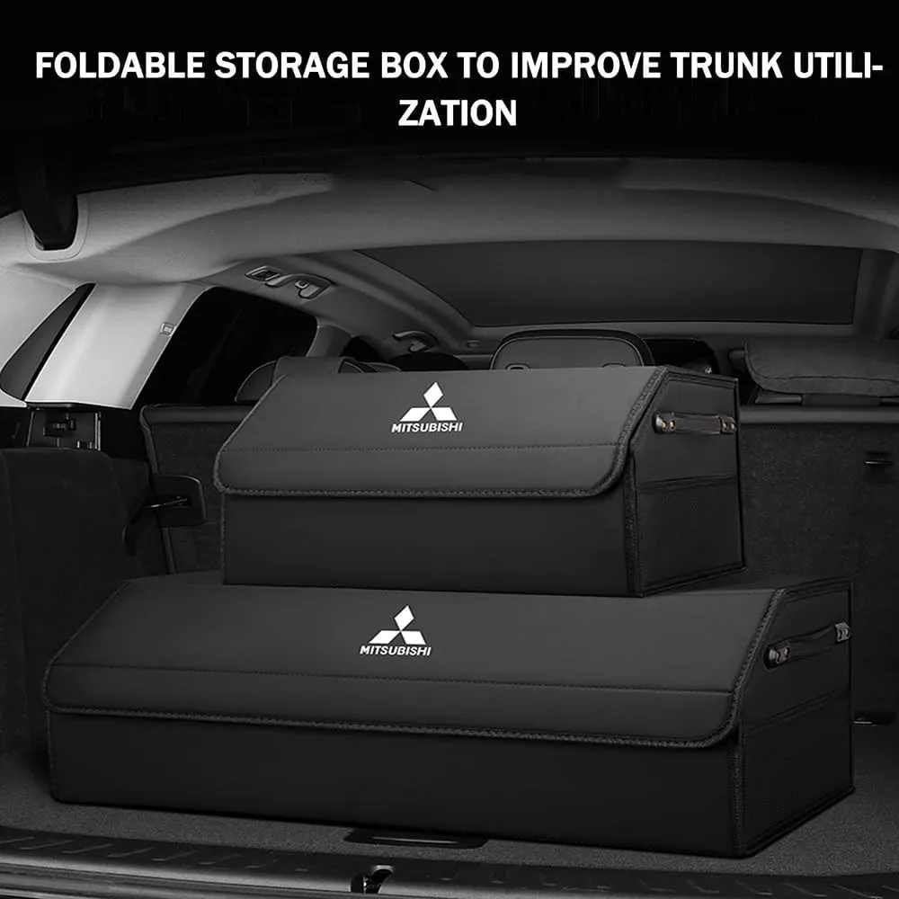 Car Boot Bags for Mitsubishi L200/Lancer/Mirage/Outlander/Pajero, Large Capacity Car Boot Organiser Moisture Proof Storage Bags Storage Accessories,A-Small
