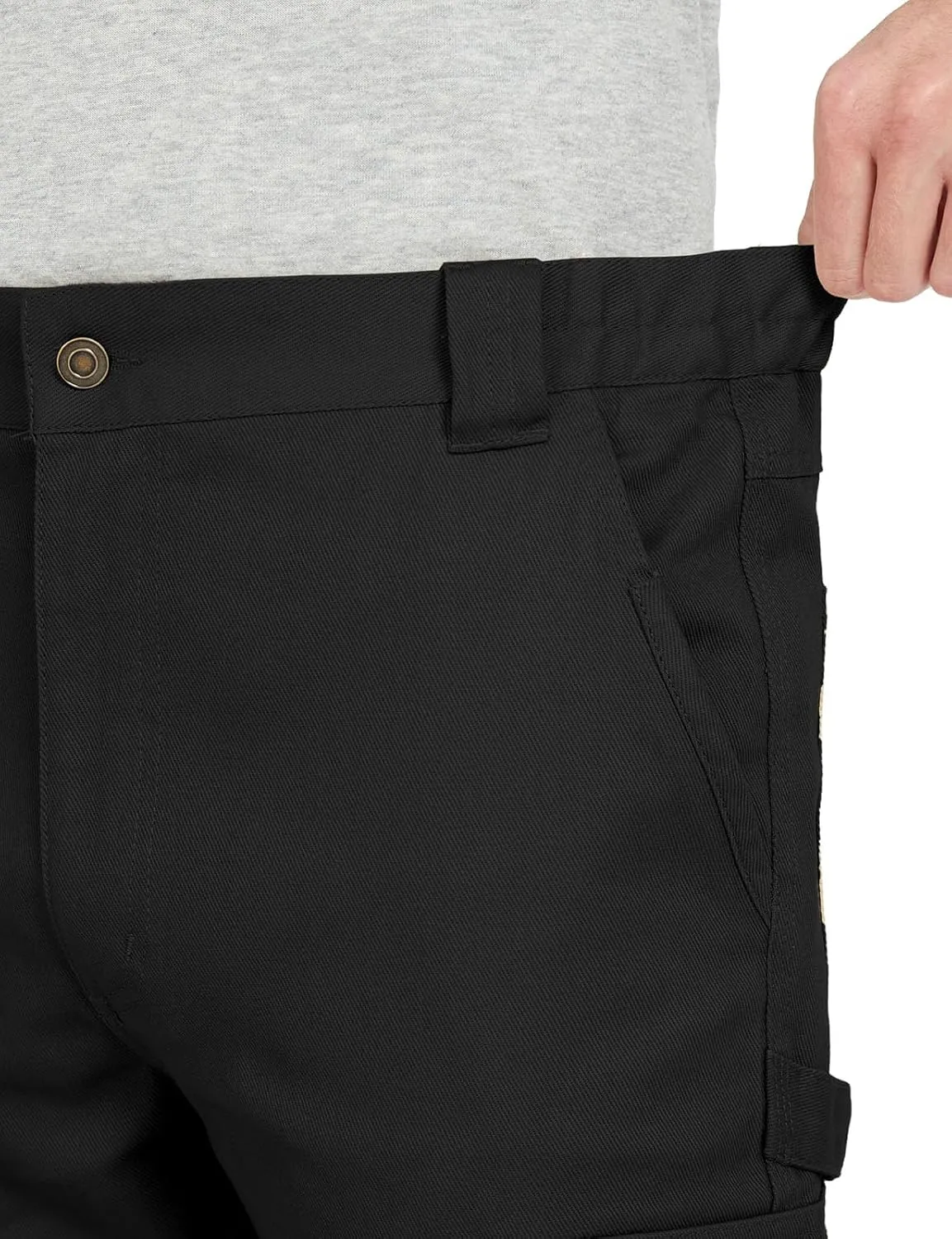 Cargo Pants for Men Ripstop Carpenter Work Pants Relaxed Fit Twill Cotton Casual Hiking Pants