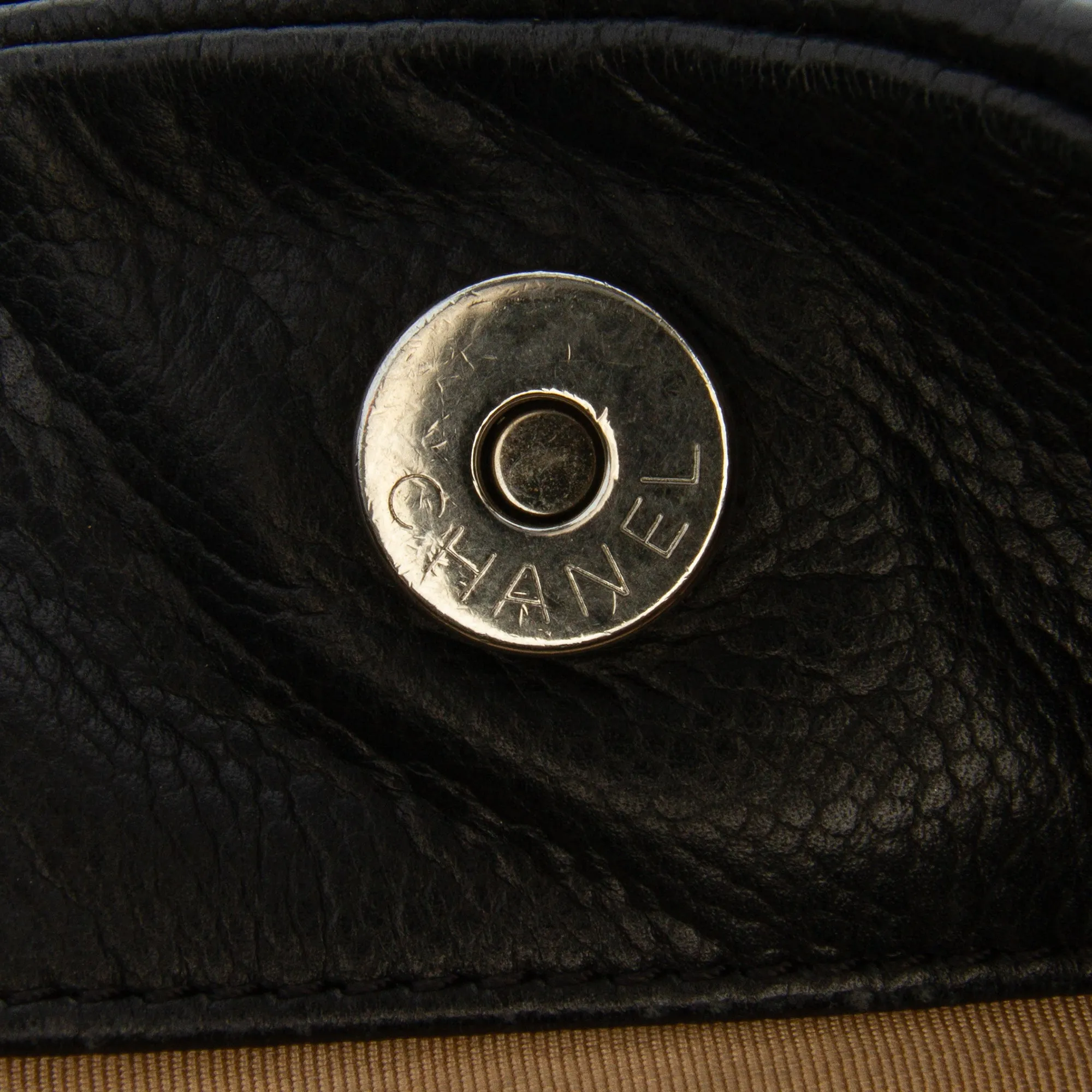 CC Quilted Caviar Expandable Tote
