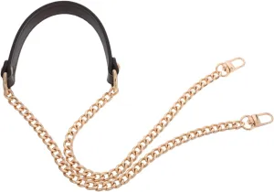 Chain Strap Replacement Accessories Durable Purse Extender Strap for Handbags Exquisite Detailing Brown Color