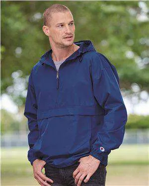 Champion Men's Packable 1/2-Zip Poplin Jacket - CO200