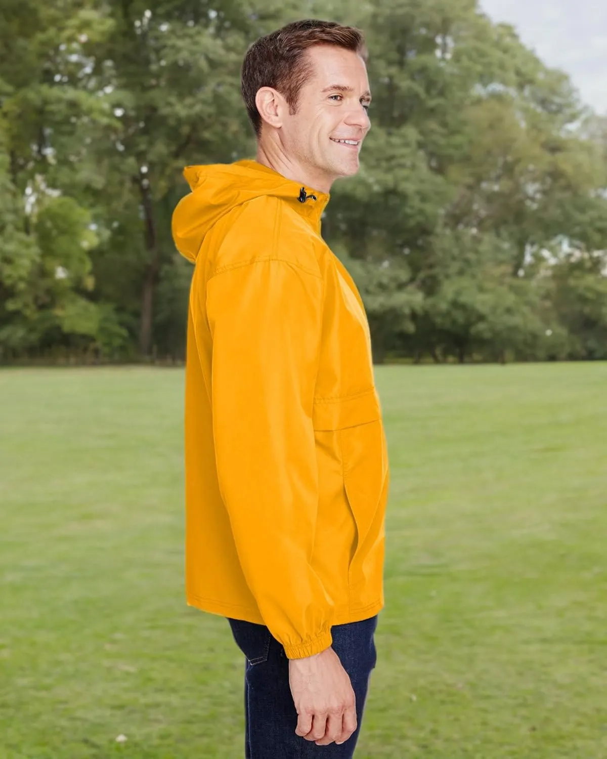 Champion Men's Packable Anorak Quarter-Zip Jacket