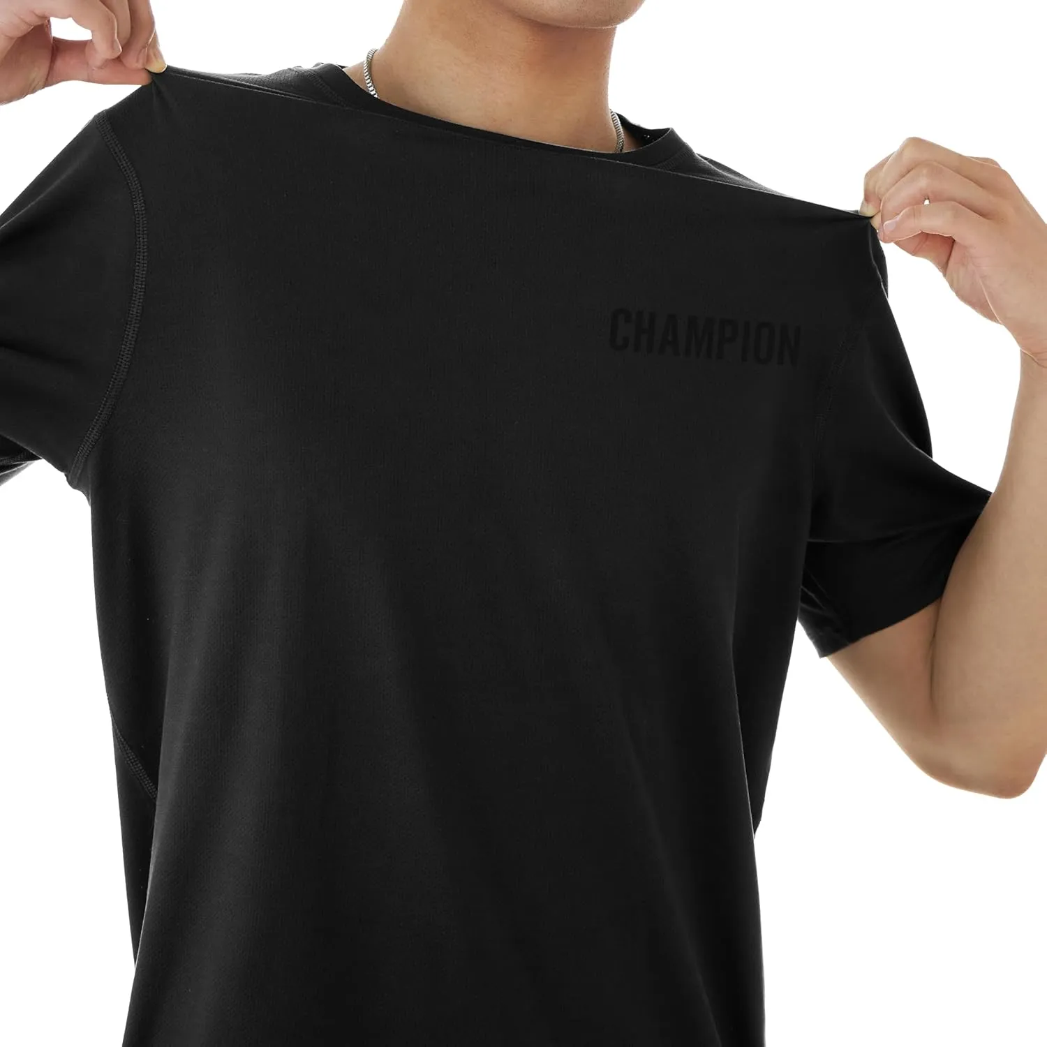 Champion Men's T-shirt, Mvp, Moisture Wicking, Anti Odor, Lightweight Tee, T-shirt for Men
