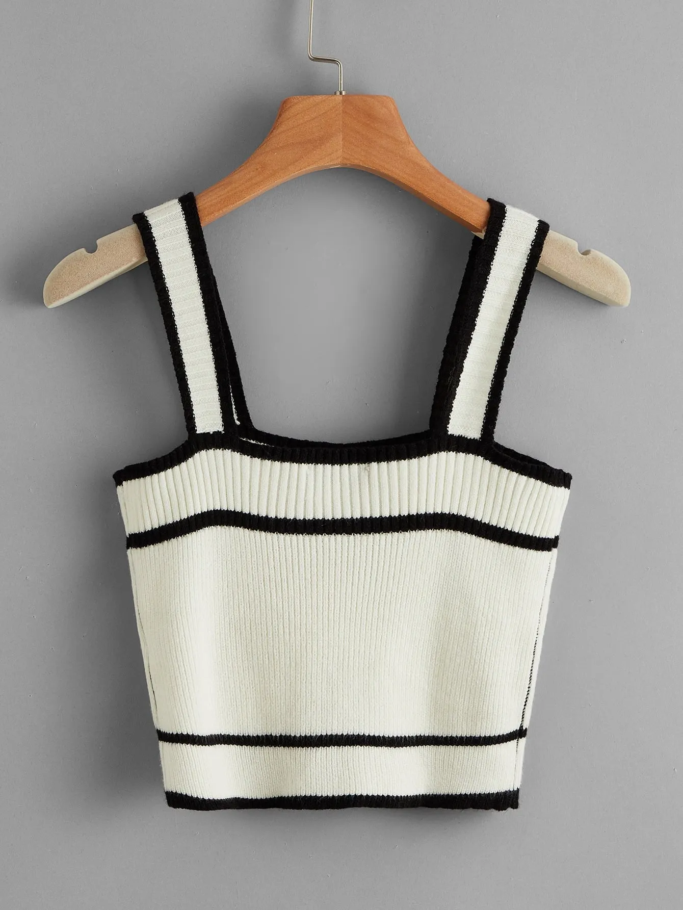 Cherry Vibes: Top corto de rayas para mujer en