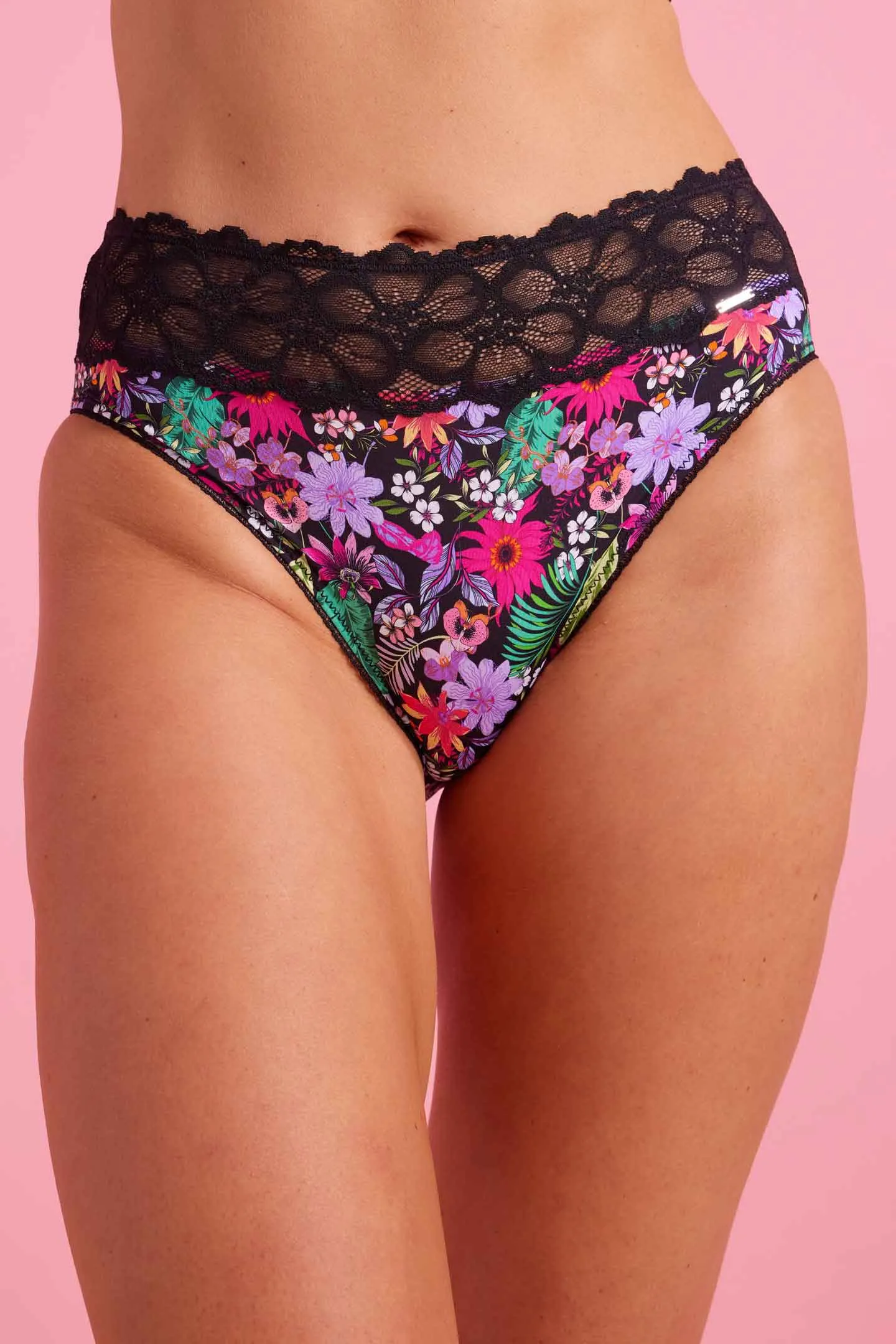 Chloe Microfibre High Waist G-string