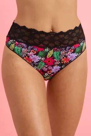 Chloe Microfibre High Waist G-string