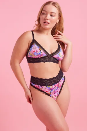 Chloe Microfibre High Waist G-string