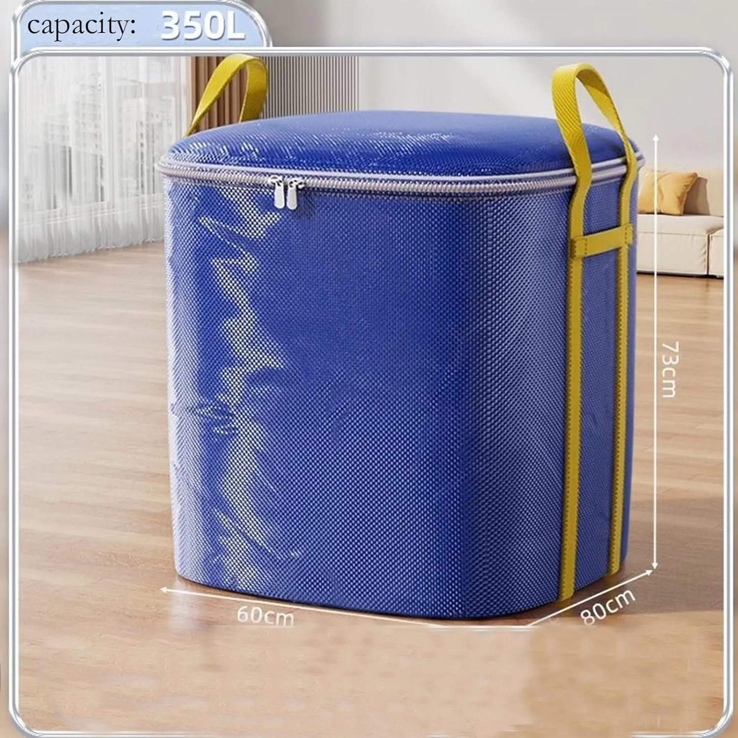Christmas Storage Bag Reinforced Handle Extra Large Storage Bag Clothes Christmas Decoration Storage Bag Thickened Double Zipper Storage Bags