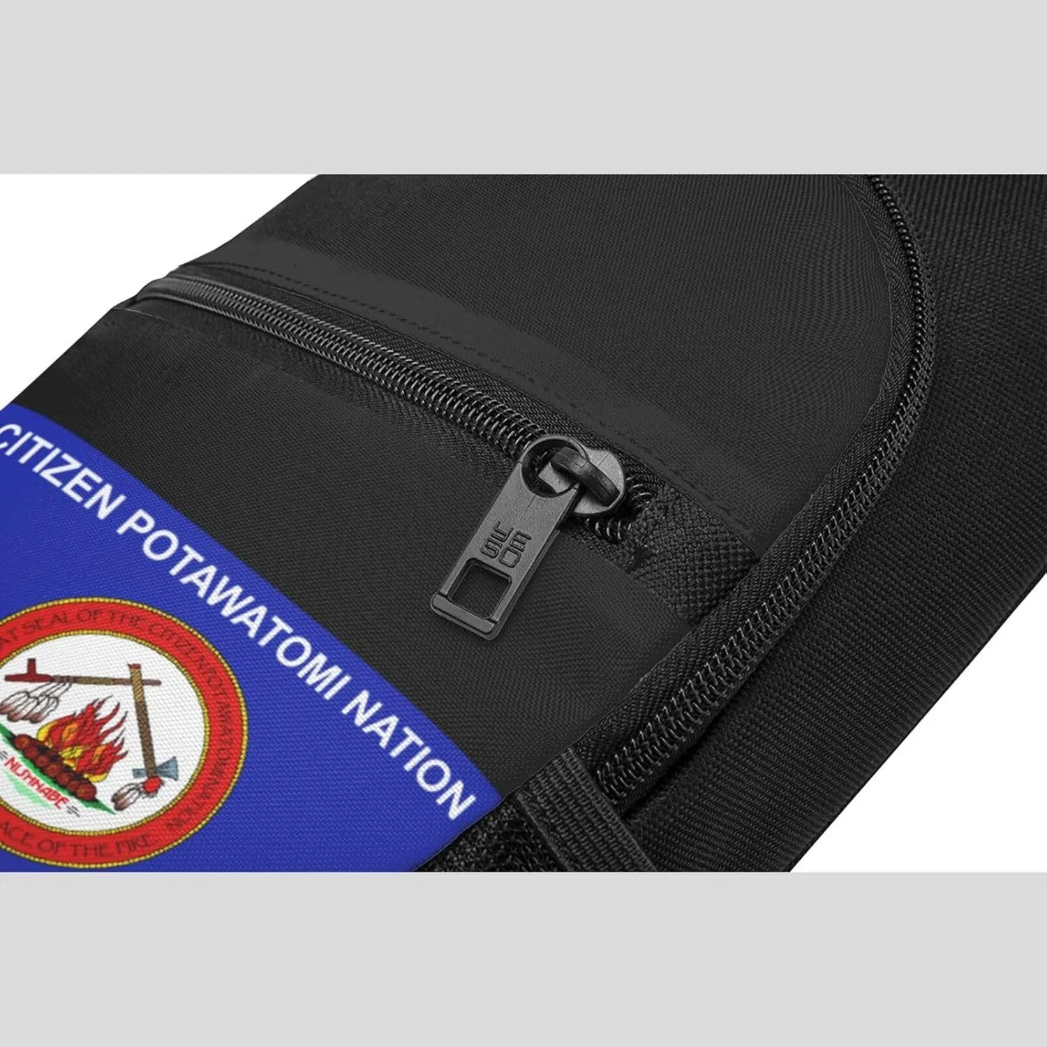 Citizen Potawatomi Nation Flag Adjustable Fanny Pack Waist Bag For Travel Sports