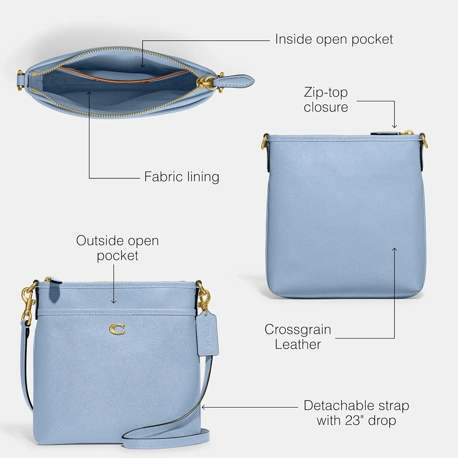 Coach Crossgrain Leather Kitt Messenger Bag