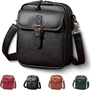 Comebybuy Purse Vintage Mini Messenger Bag, Inbuyus Vintage Messenger Bag,Built-in 10 Card Slots, Unisex