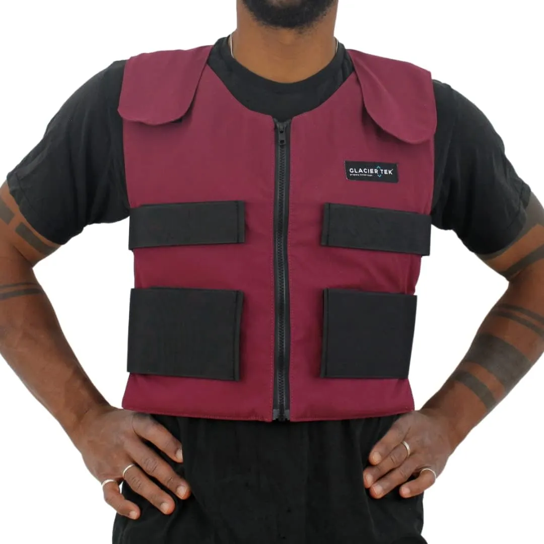 Cooling Vest for Men and Women with 8 Cooling Packs Plus Booster Set-Maintains 59ºF for up to 2.5 Hours