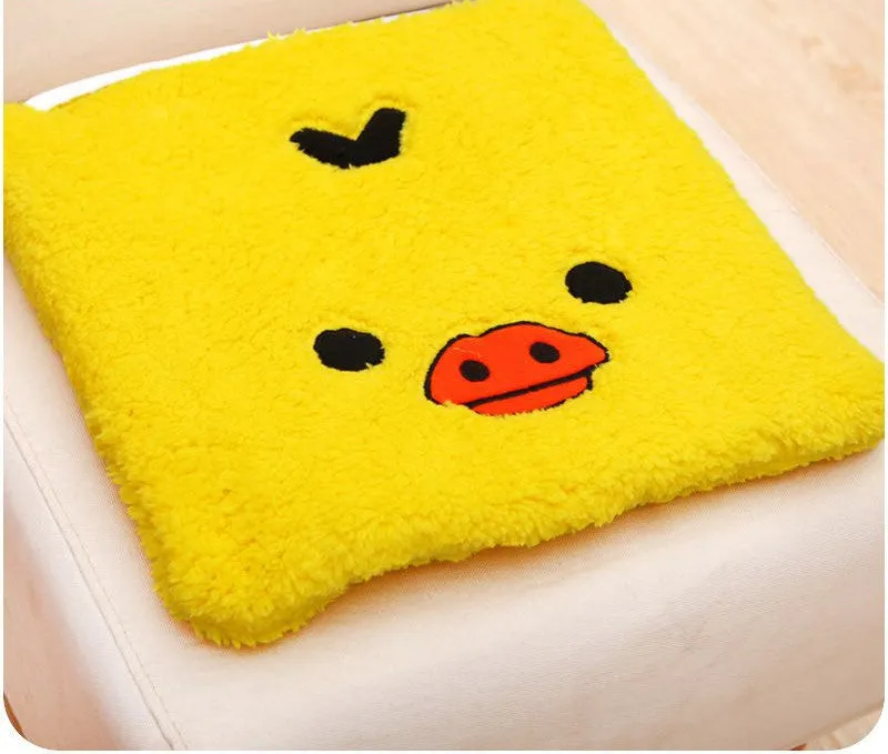 Creative Pillow Decorative Pillow Cartoon Cushion Cat Dog Nap Pillow Cushion and Washable Waist Pillow Cute Seat Cushion