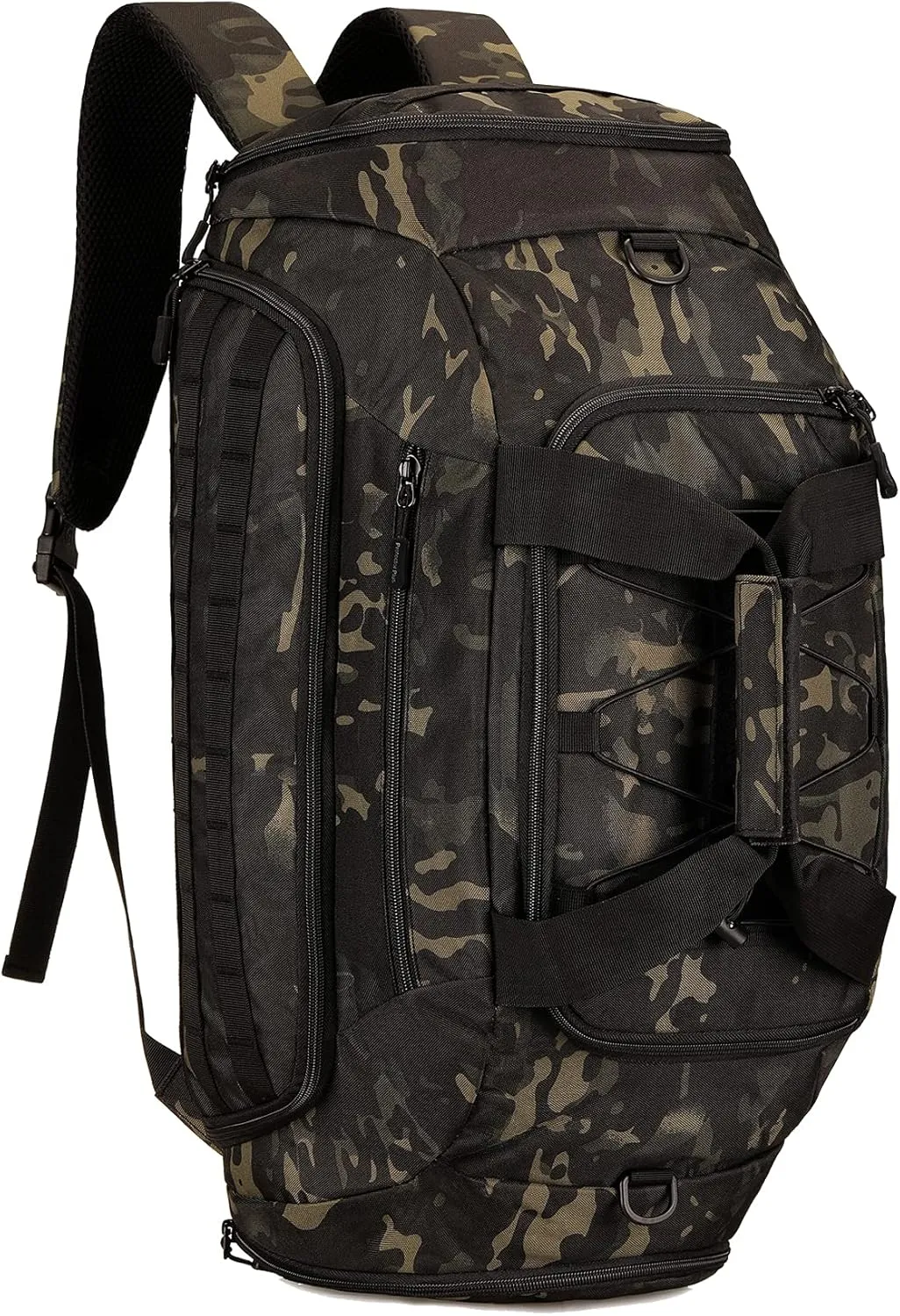 CREATOR Sports Duffel Bag for Men Women Tactical Duffle Backpack Gym Bag with Shoe Compartment Travel Backpack Luggage 45L