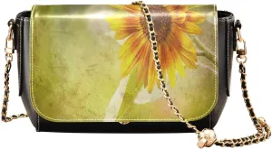 Crossbody Bags for Women Trendy Women's Black Shoulder Bag Small PU Leather Flap Cross Body Bag Handbags