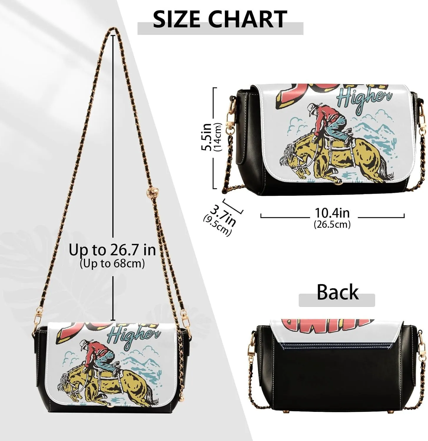 Crossbody Bags for Women Trendy Women's Black Shoulder Bag Small PU Leather Flap Cross Body Bag Handbags
