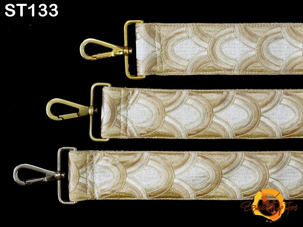 Crossbody Strap for Purses Embroidered Adjustable Handbag Boho Bag Strap Camera Strap Embroidery Replacement Strap Guitar Strap Gift for her