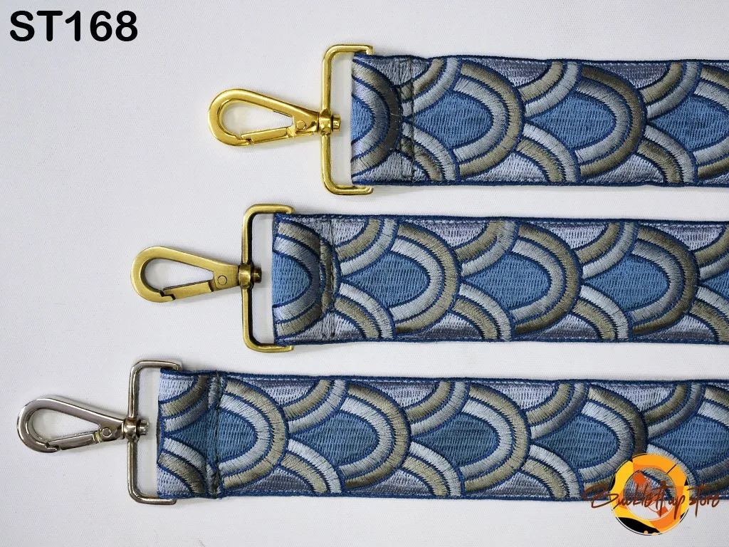Crossbody Strap for Purses Embroidered Handbag Boho Bag Strap Adjustable Camera Strap Embroidery Replacement Strap Guitar Strap Gift for her