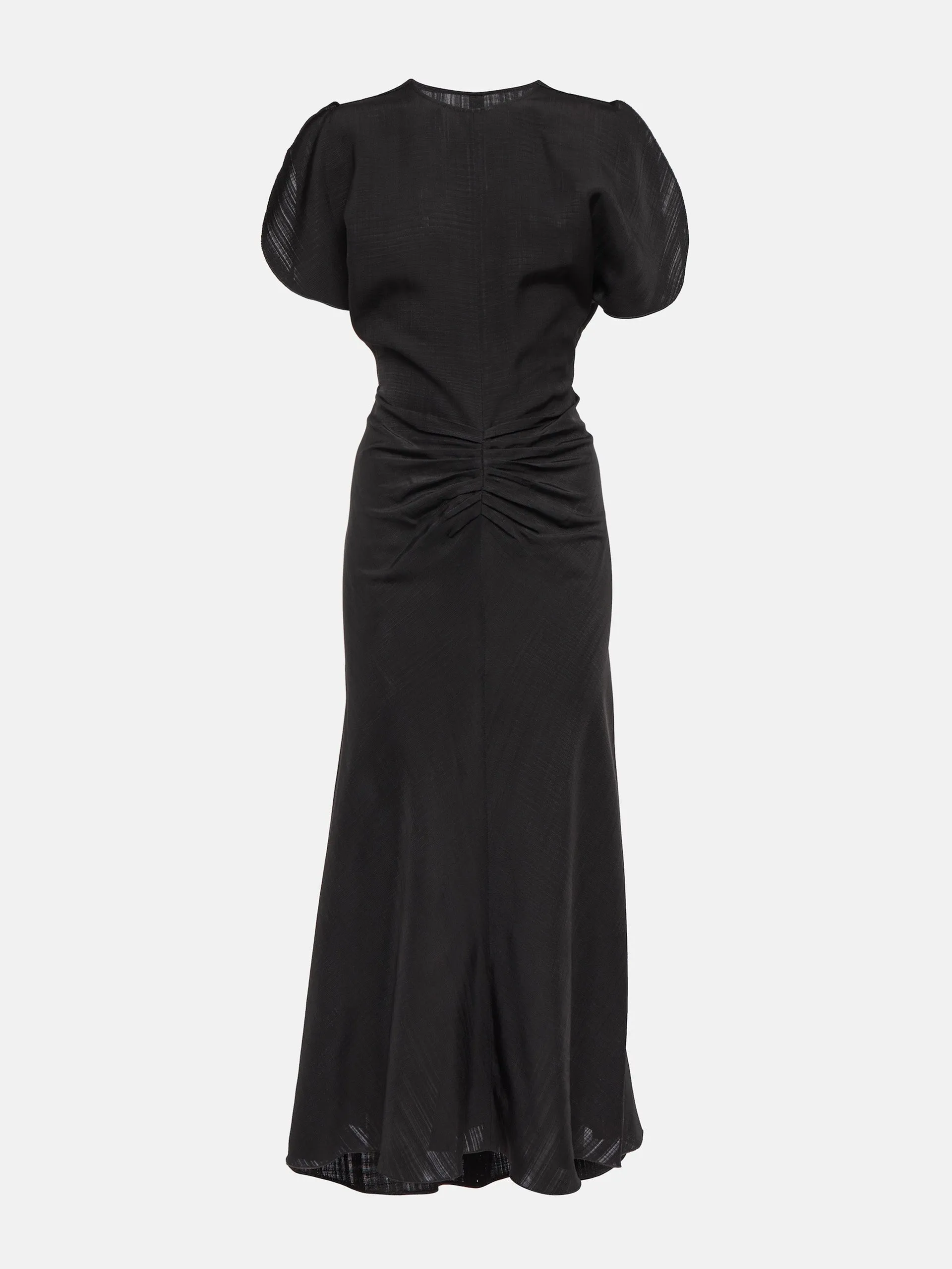 Crêpe midi dress
