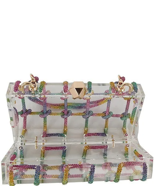 Crystal Cage Acrylic Bag