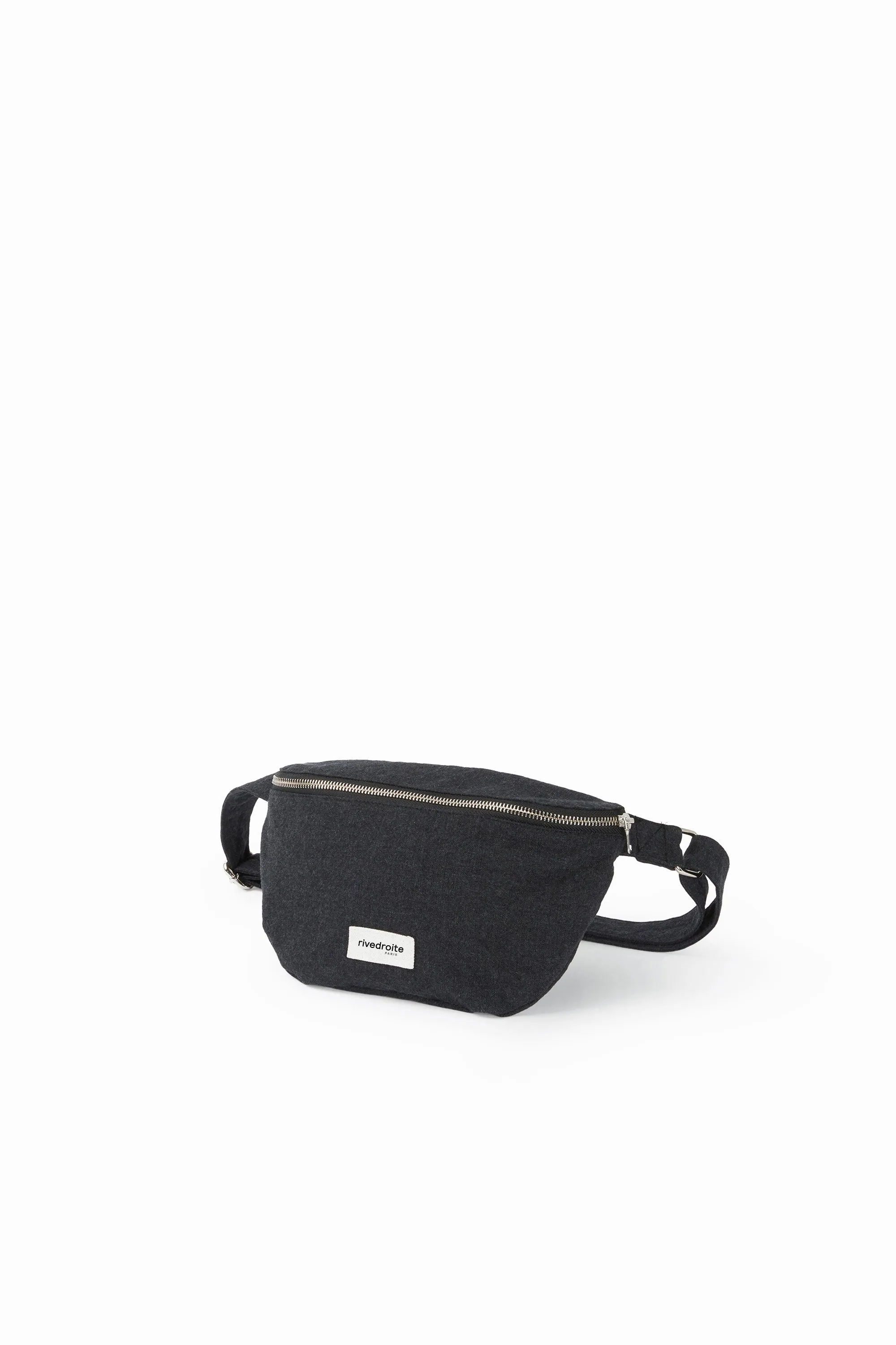 Custine the waist bag - Recycled cotton Black