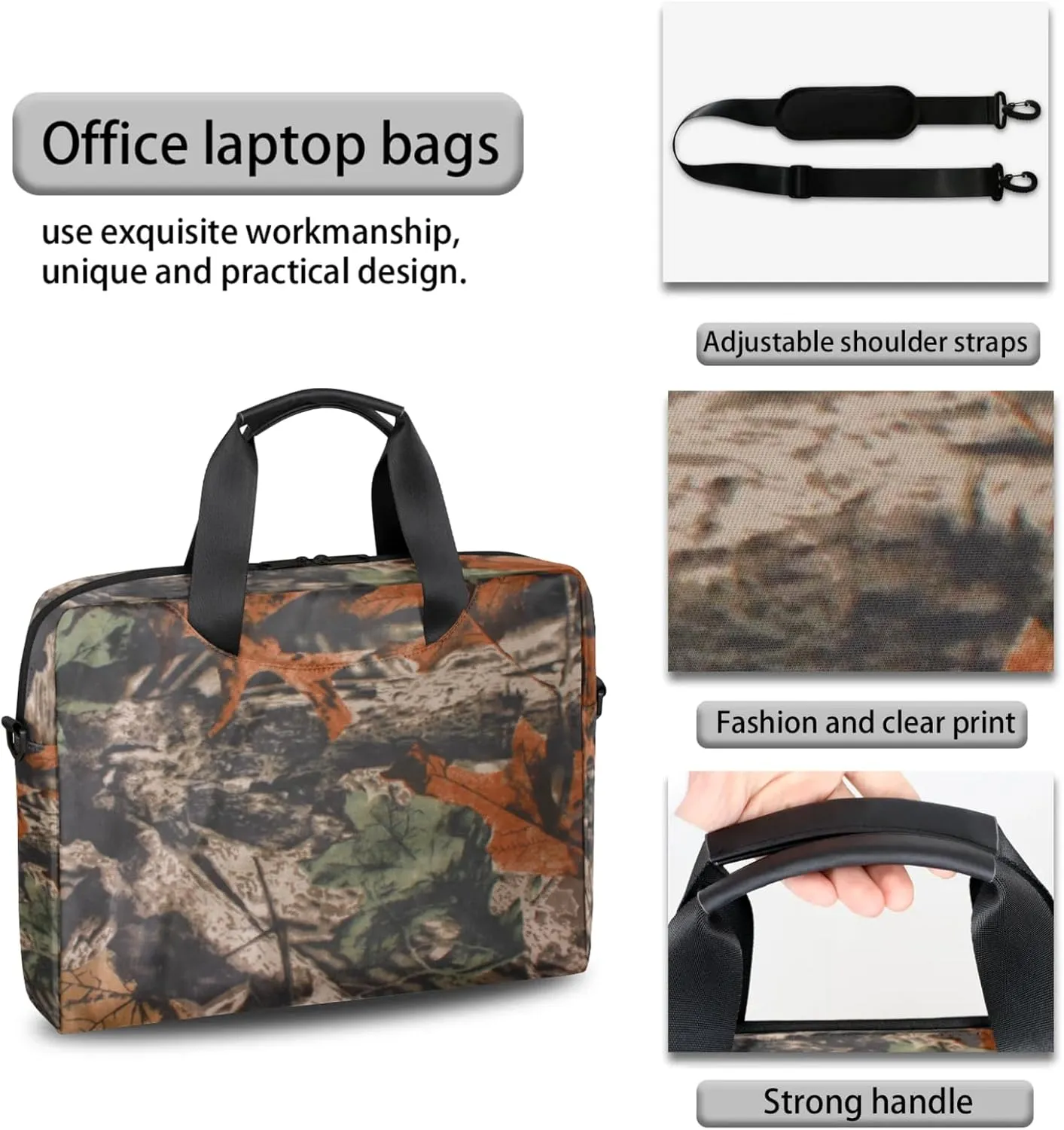 Cute Laptop Shoulder Bag for Women Men, Computer Laptop Bag Laptop Sleeve Case Laptop Satchel Briefcase Carrying Bag QA-1