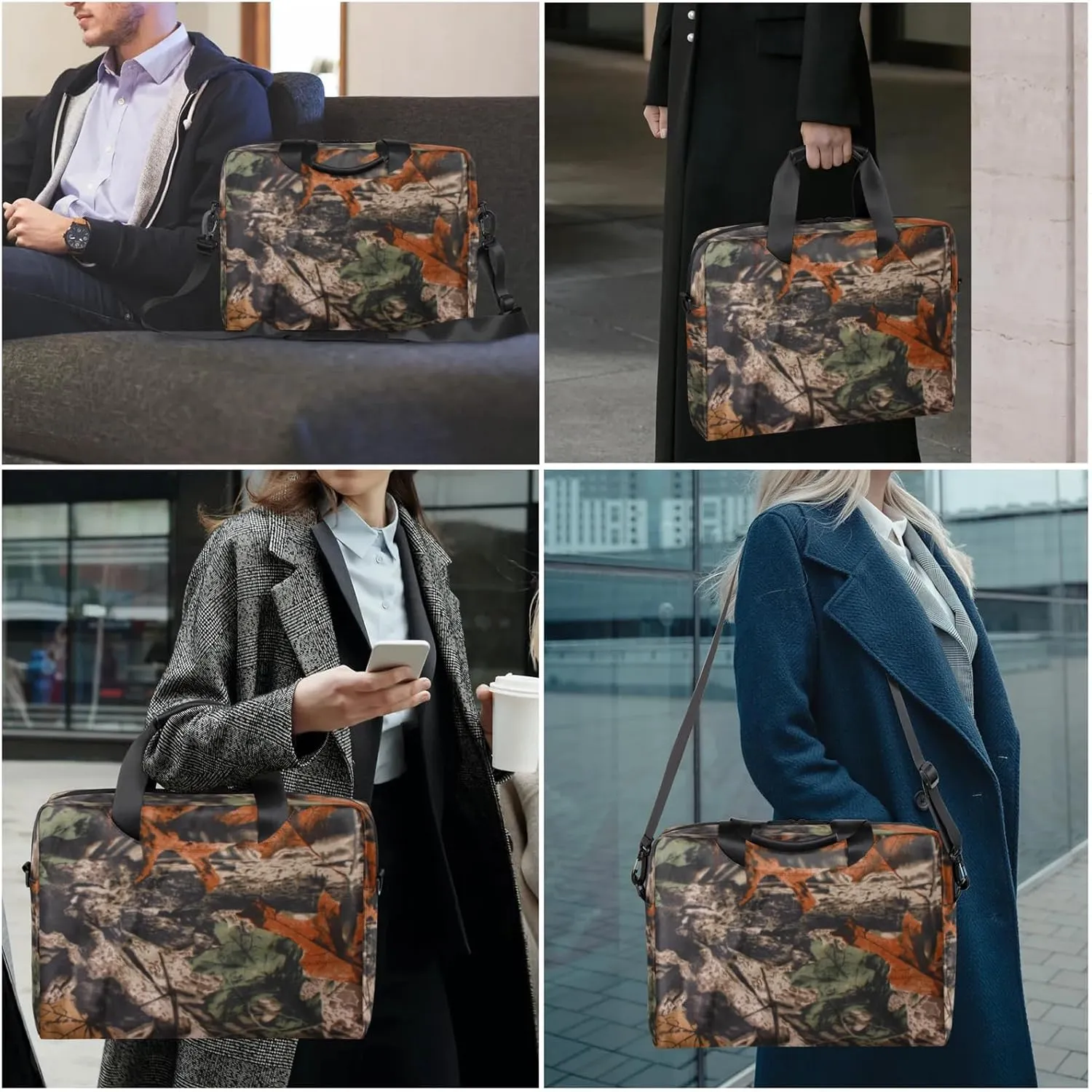 Cute Laptop Shoulder Bag for Women Men, Computer Laptop Bag Laptop Sleeve Case Laptop Satchel Briefcase Carrying Bag QA-1