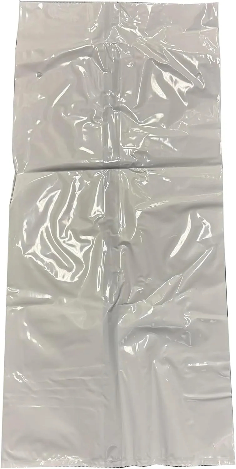 Dano Enterprises, Inc. Compactor Bags for Rectangular Container (50 Pack) - White with Black Type - Plastic - Style C