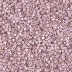 DB 1457, Silver Lined Pale Rose Opal - Miyuki Delica Beads - Size 11 - 5 grams - Japanese Cylinder Seed Beads - Wholesale & Retail