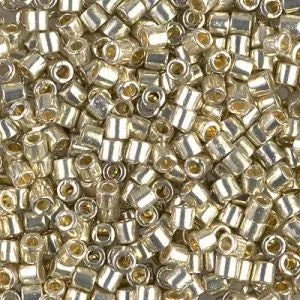 DB 1831, Duracoat Galvanized Silver - Miyuki Delica Beads - Size 11, 5 grams - Japanese Cylinder Seed Beads - Retail & Wholesale - Permanent