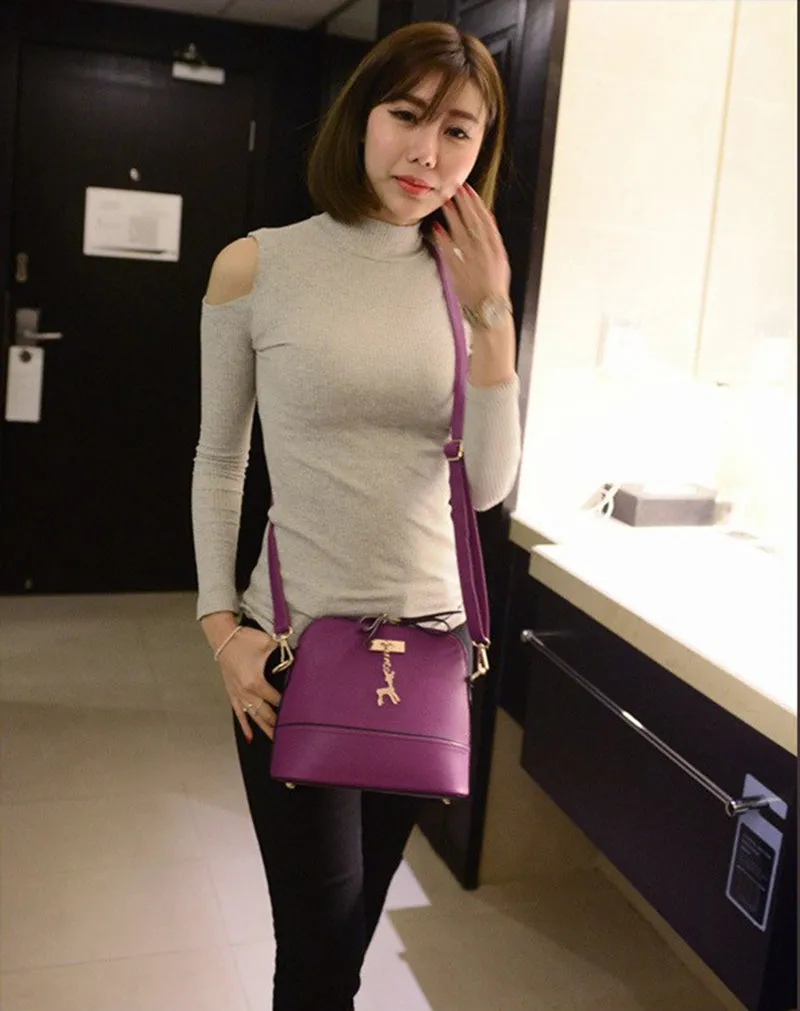 Deer With Small Certified Bag Fashion Toy Door-to-door delivery Leather Shell Vintage Bags