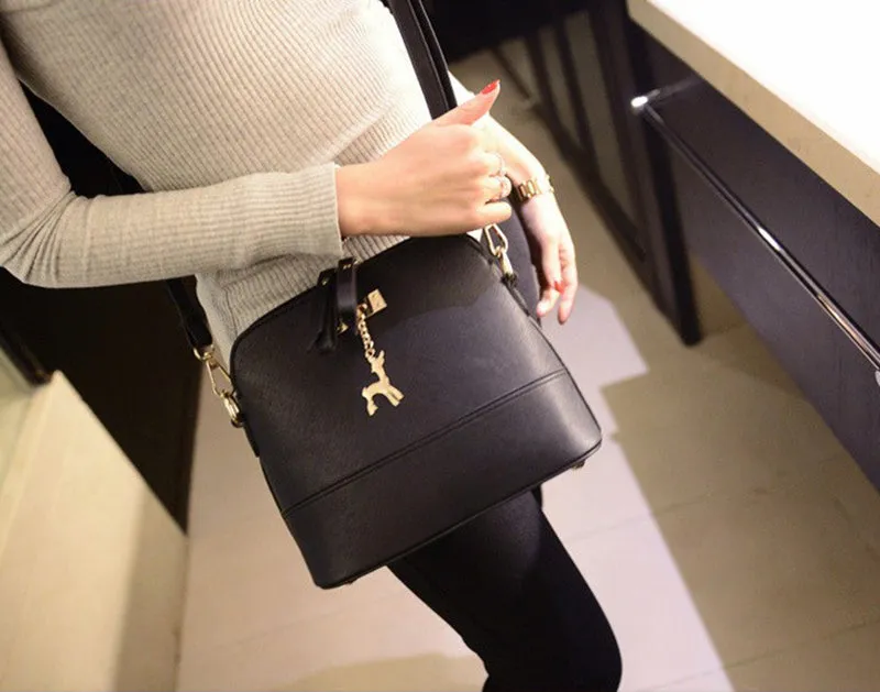 Deer With Small Certified Bag Fashion Toy Door-to-door delivery Leather Shell Vintage Bags
